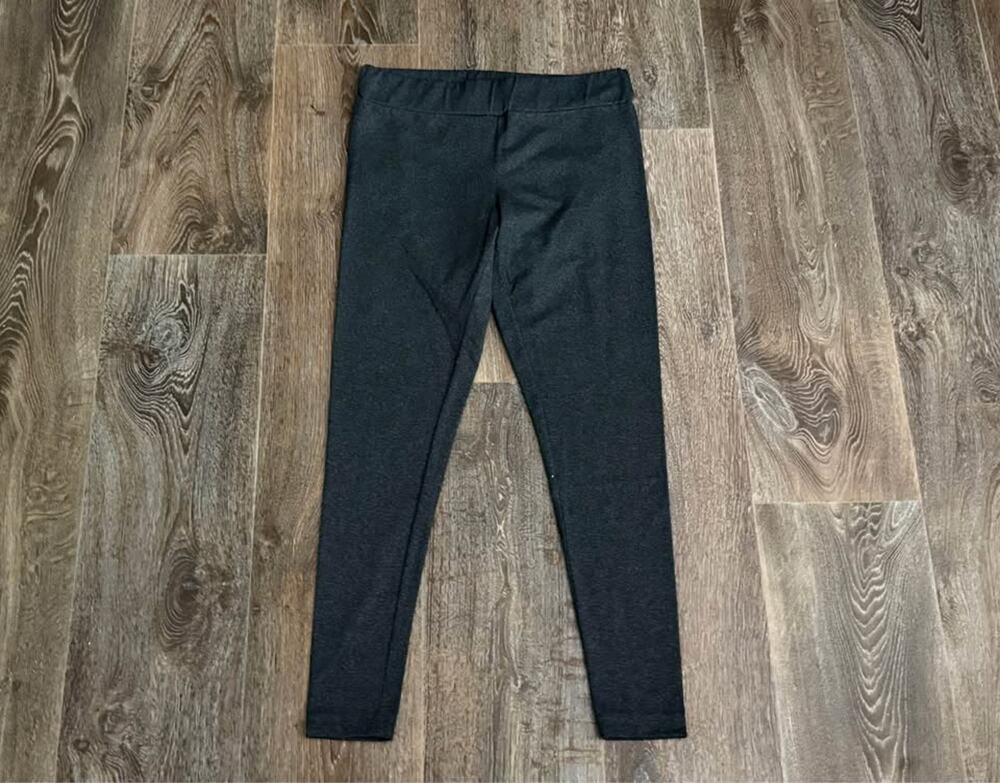 Women’s Matty M Gray Nylon Leggings Size Medium